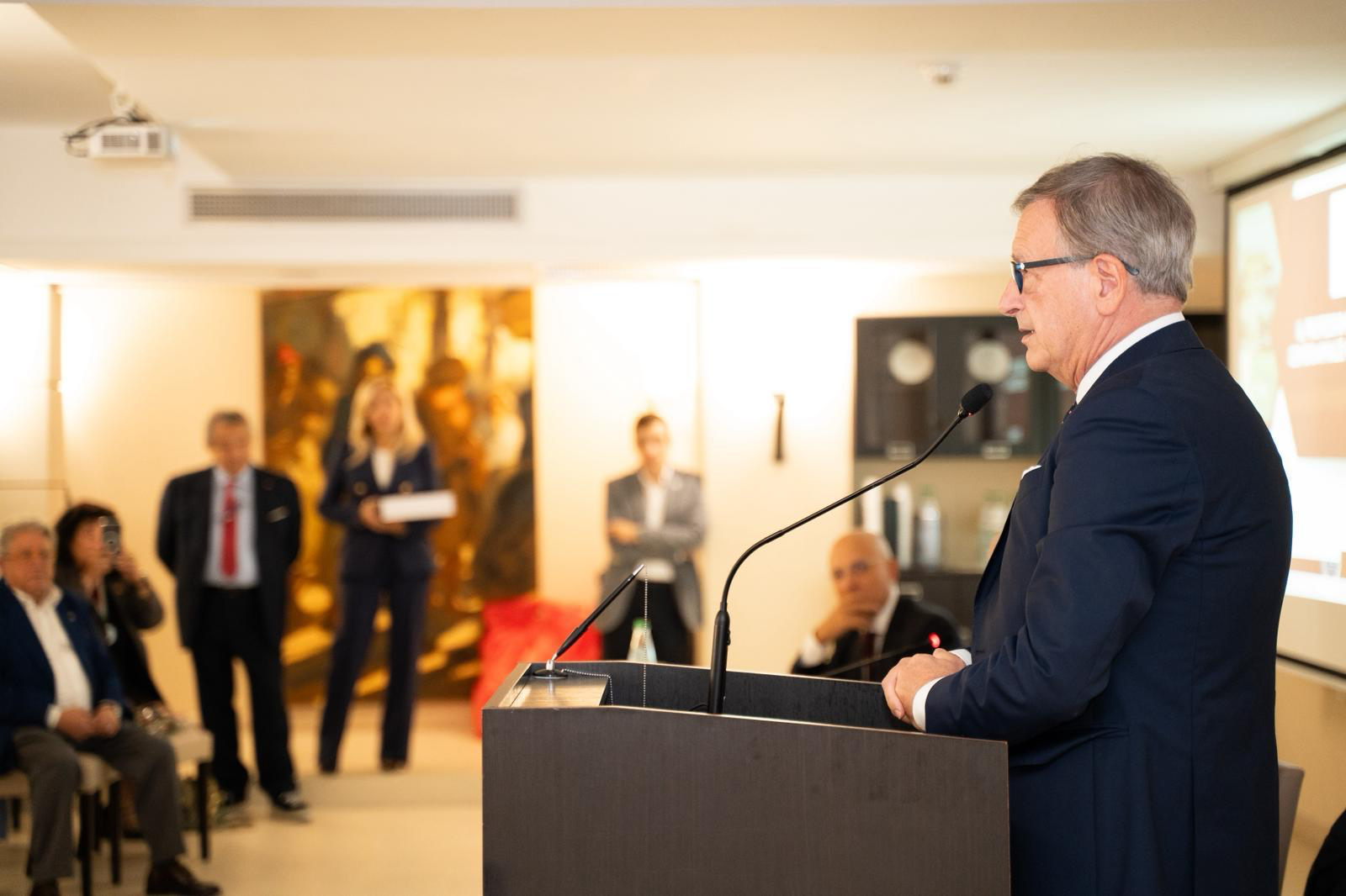 Convegno Tropea — intervento al podio
